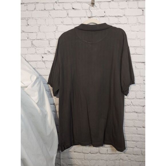 Prides Landing VINTAGE Men's Size 46/48 Black Polo Shirt - Picture 4 of 4